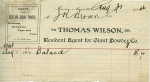 Thomas Wilson Gun Powder Agent Tucson A.T.