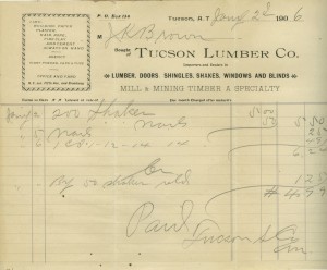 Tucson Lumber Co. Tucson A.T.