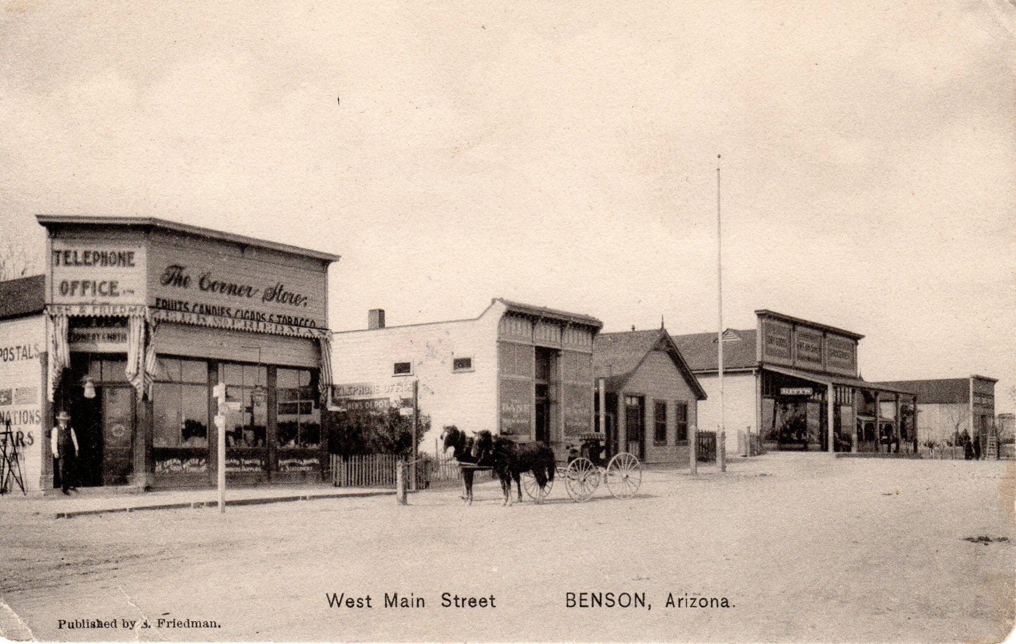 West Main Street, Benson, Arizona published by S. Friedman