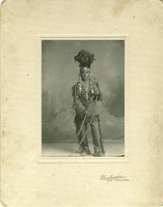 Albert Warner Photograph in Indian Outfit