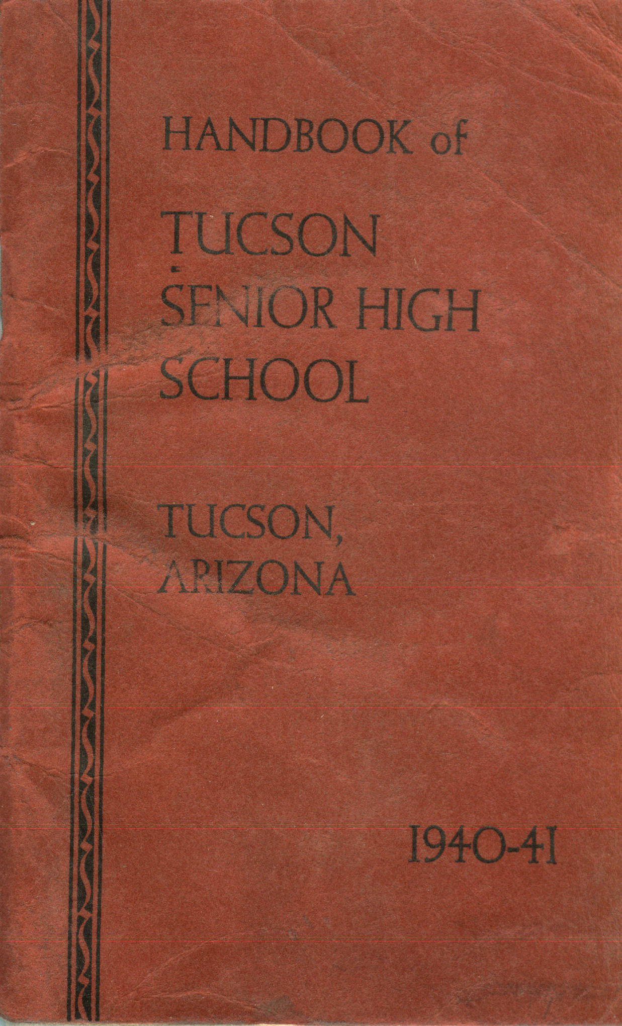 Tucson High Handbook 1940