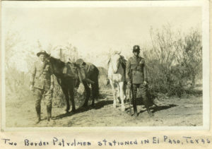 Two Border Patrolmen stationed in El Paso, Texas