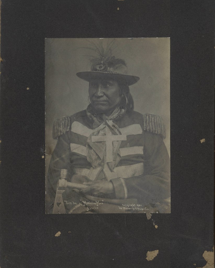Tah Ha or "Medicine Man" Apache Copyright 1901 by Pioneer Roll Paper Co.