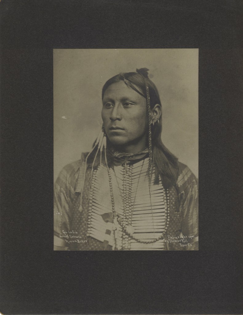 Go-Lo-Sis Son of Satanta Kiowa Brave Copyright 1901 by Pioneer Roll Paper Co.