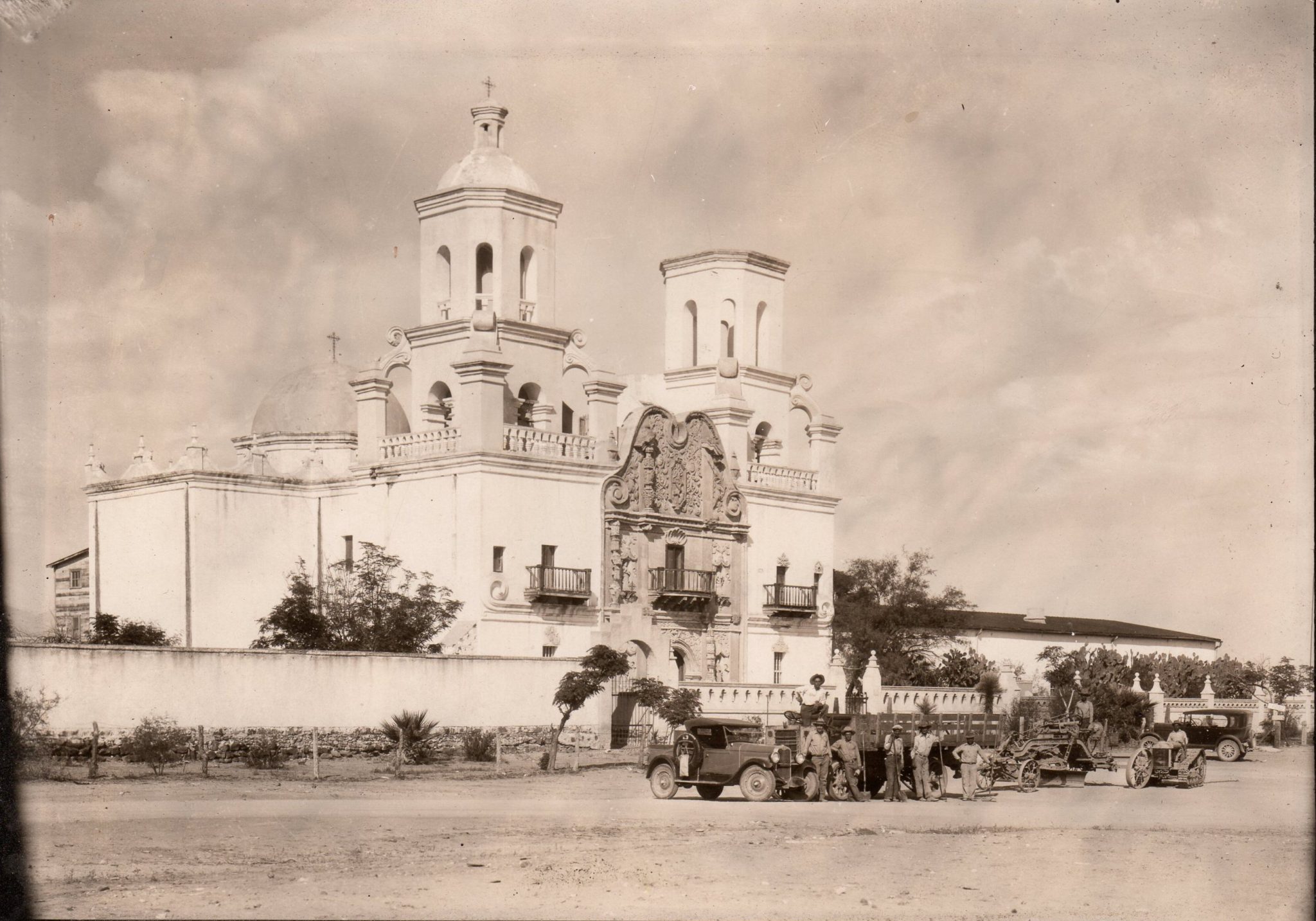 San Xavier Mission c. 1930 Tucson Arizona