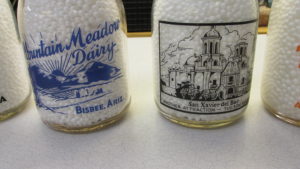 Vintage Tucson area Milk Bottles 1940's