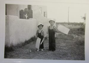 Hillard Frey and his brother 1942 Tucson Arizona