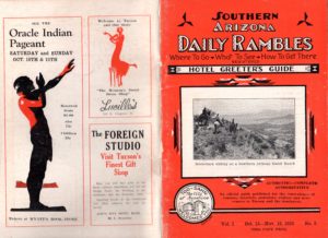 1930 Vintage Tucson Daily Rambles