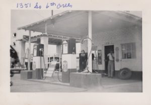 Walts Tucson Gas Station 1952