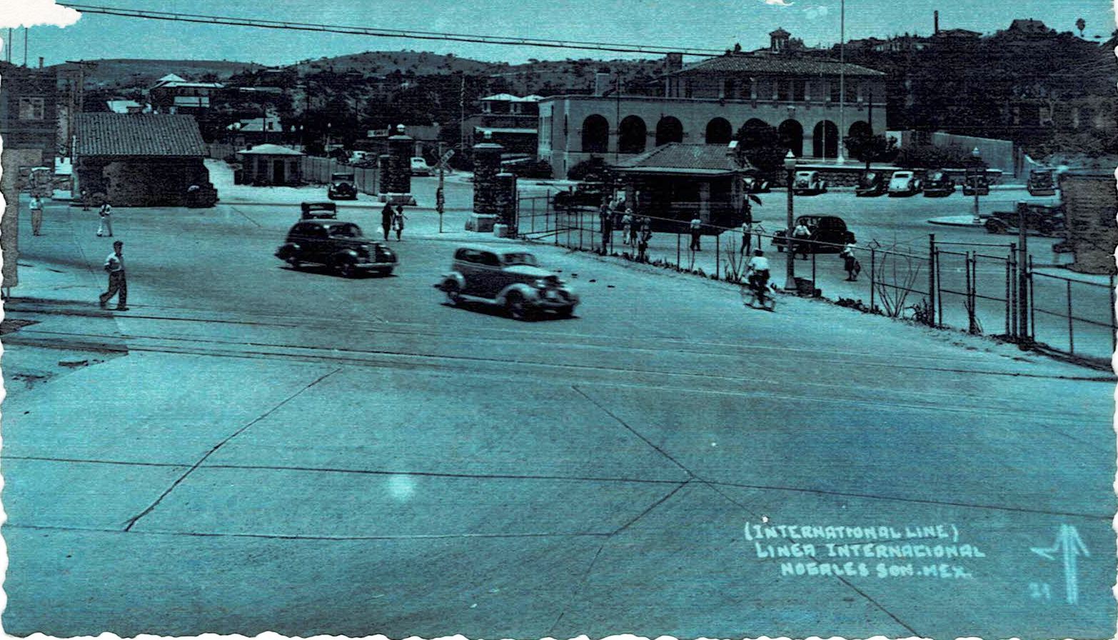 Nogales International Line 1945 Postcard