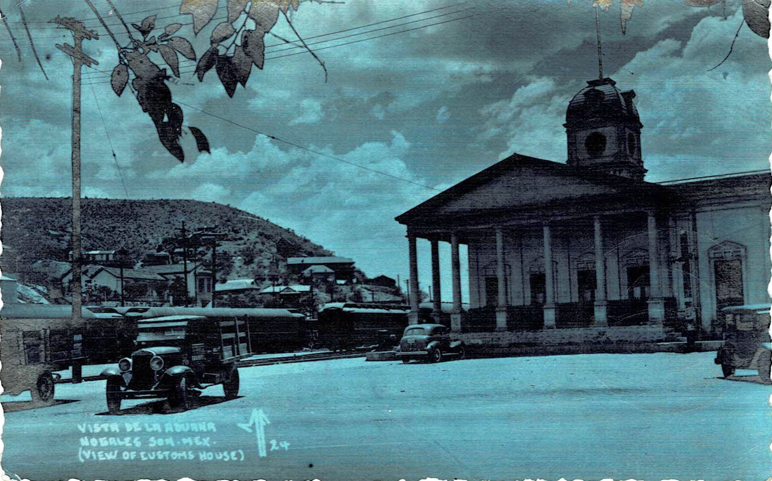 Nogales Customs House 1945 Postcard